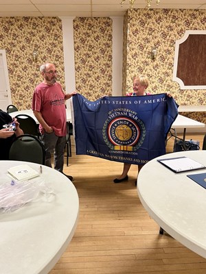 Honorary Partner ceremony for MA VVA Chapter 907 by the MA State Society NSDAR.